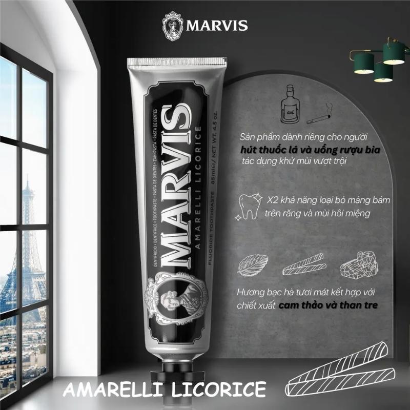 Marvis Amarelli Licorice Mint 85ml