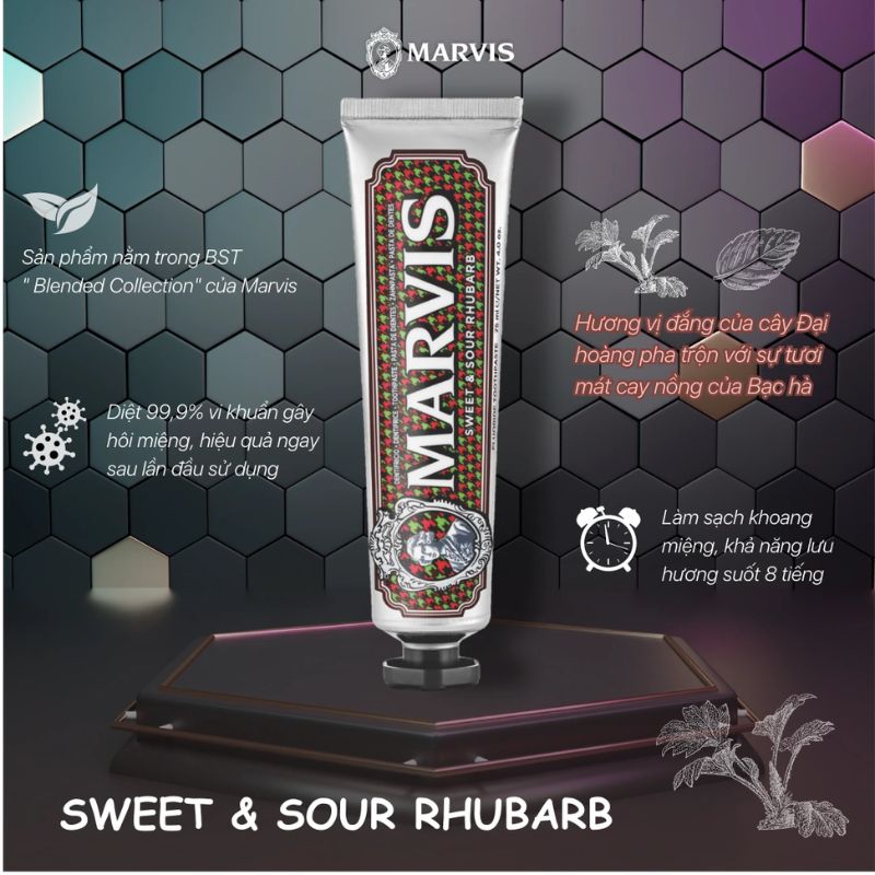 Marvis Sweer & Sour Rhubarb