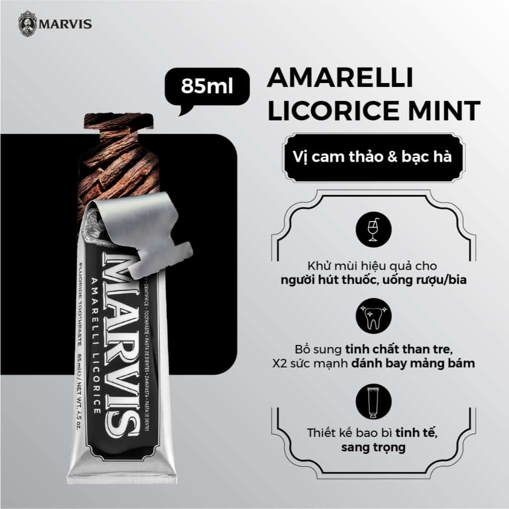 Marvis Amarelli Licorice Mint