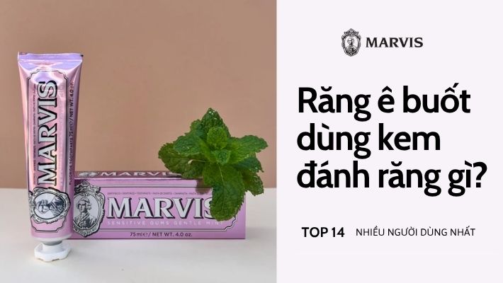 răng ê buốt dùng kem đánh răng gì