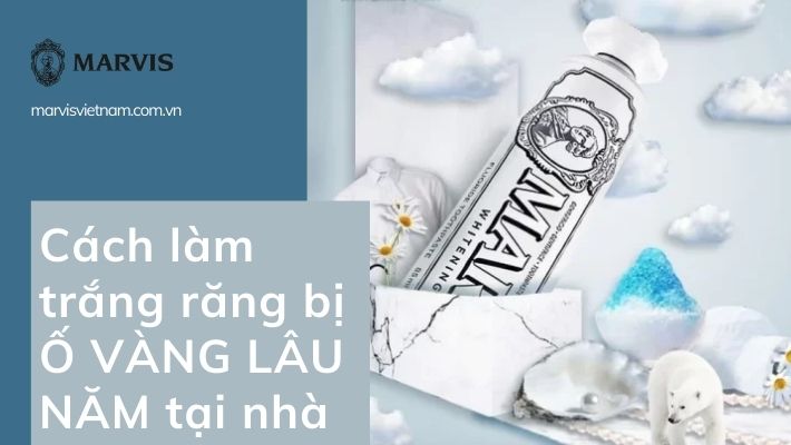 Cách làm trắng răng bị ố vàng lâu năm tại nhà