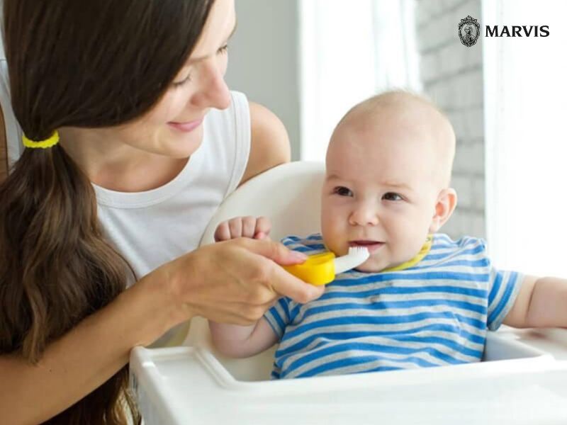 vệ sinh răng miệng cho bé 1 tuổi